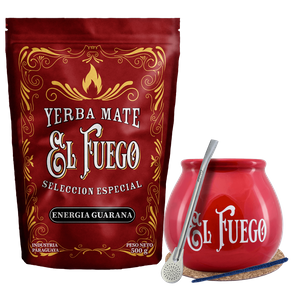 Kit de démarrage pour Yerba Mate El Fuego 500g FORT