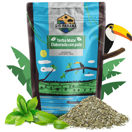 Yerba Maté ensemble Rio Parana Energia Elaborada 2x500g + accessoires