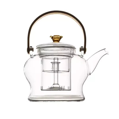 Théière en verre avec filtre / Carafe filtrante Flor 600 ml