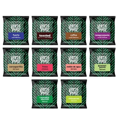 Set Yerba Verde Mate Green brésilien 10x50g