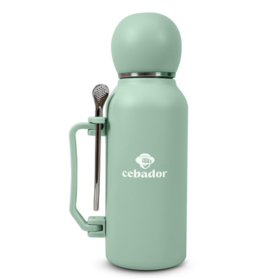 YerbaGo – Thermos avec calebasse et bombilla 1,3 L – pistache