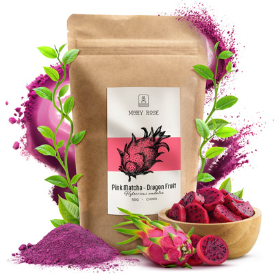 Mary Rose – Pink Matcha – Fruit du dragon (poudre) 50 g