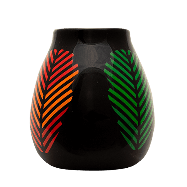 Calebasse en céramique avec logo Samba - 350 ml