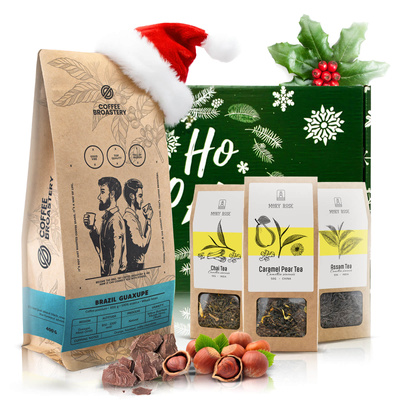 Coffret cadeau avec café Coffee Broastery et thé Mary Rose
