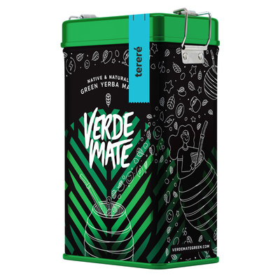 Yerbera – Boîte en métal + Verde Mate Green Tereré 0,5 kg