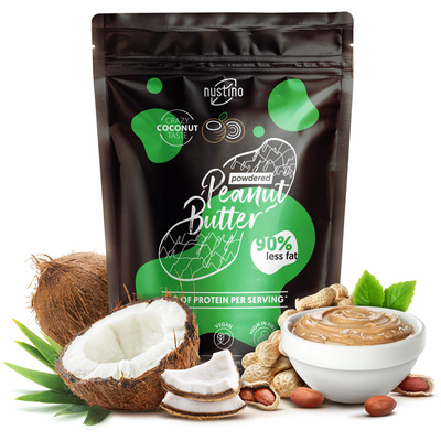 Nustino - Beurre d'Arachide en Poudre - Noix de Coco 400 g