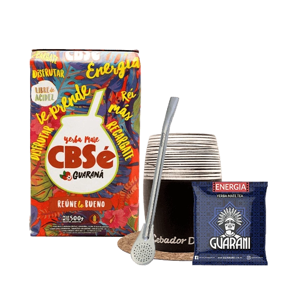 Yerba Mate CBSe Guarani 500g Matero Bombilla