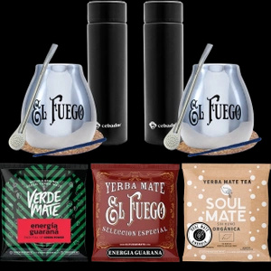 Set de Maté PREMIUM pour couple Thermos