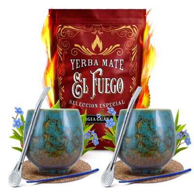 Yerba Maté set de démarrage pour deux 500g