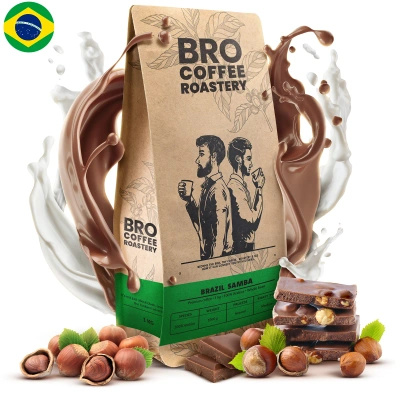 Bro Coffee Roastery – Café en grains Brazil Samba Premium 1 kg