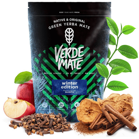 Yerba Maté set d'hiver Verde Mate El Fuego 2x500g + accessoires