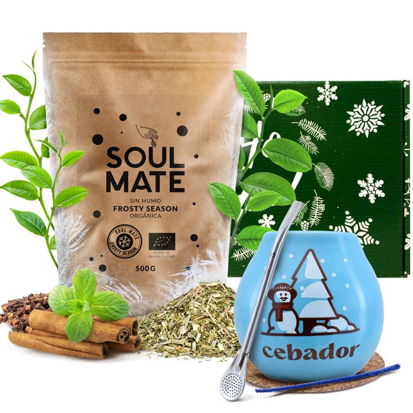 Yerba Soul Mate Coffret cadeau d'hiver Frosty 500g