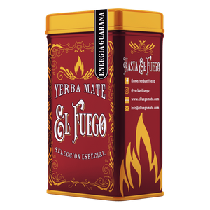 Yerbera - Boîte avec El Fuego Energia Guarana 0,5 kg 