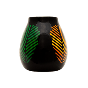Calebasse en céramique avec logo Samba - 350 ml
