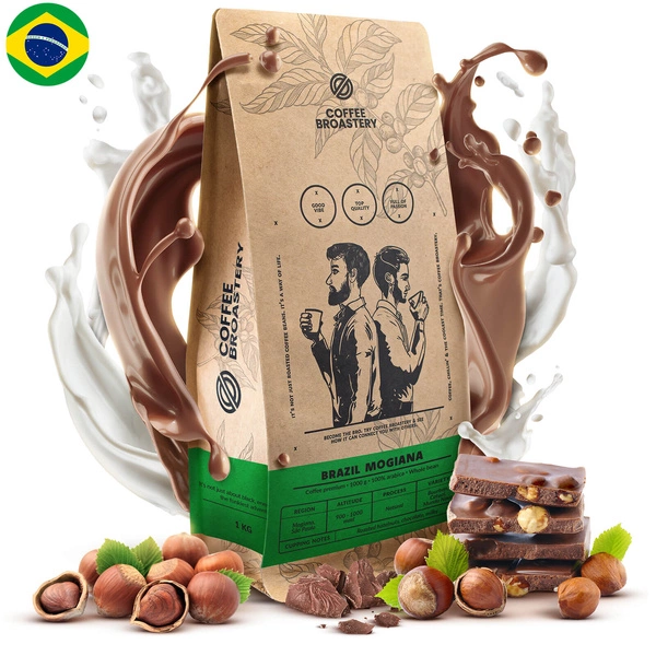 Coffee Broastery - Café en grains Brazil Mogiana Premium 1 kg