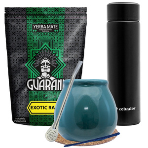 Set Yerba Mate Guarani Exotic 500g + Thermos