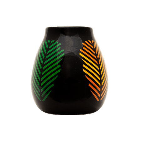 Calebasse en céramique avec logo Samba - 350 ml