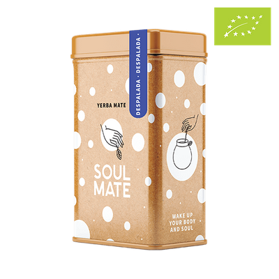 Yerbera – Boîte en métal + Soul Mate Orgánica Despalada 0,5 kg