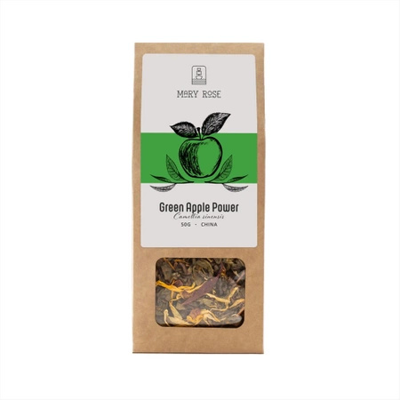 Mary Rose – Thé vert Green Apple Power – 50 g