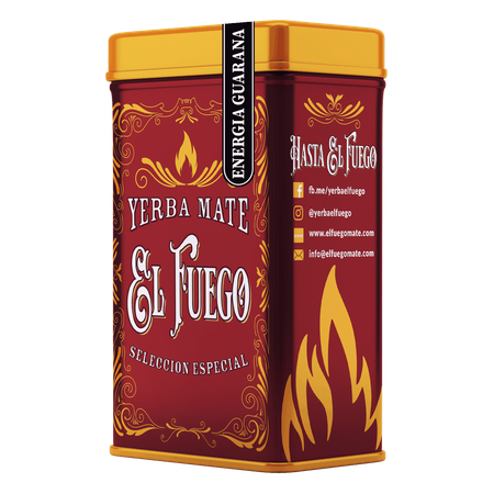 Yerbera - Boîte avec El Fuego Energia Guarana 0,5 kg 