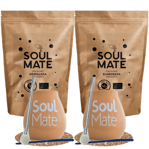 Yerba Mate Set Soul Mate Organica 500g + Soul Mate Despalada 500g