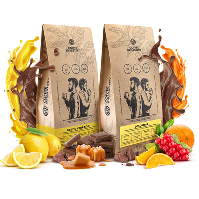 Set de Coffee Broastery Colombia Medellin + Brazil Cerrado 2x1kg (2kg)