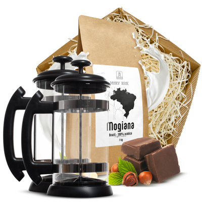 Coffret cadeau Mary Rose café + 2x French Press