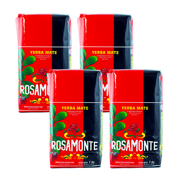 Yerba Maté Rosamonte Elaborada Con Palo 4x1kg