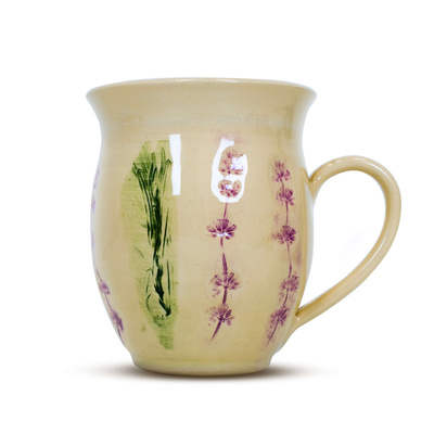 Tasse en céramique Flora Pink 350 ml – Série Crater